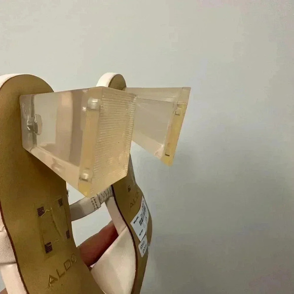 Aldo Malaga Sling Back High Heel Light Pink Formal Shoes Size  7.5 NWT - Picture 9 of 13